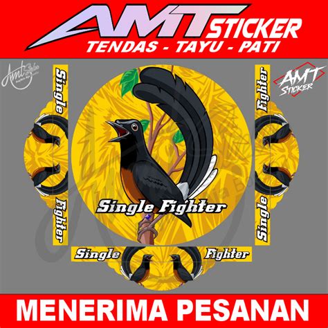 Stiker Sangkar Burung Murai Bisa Custom Request Lazada Indonesia