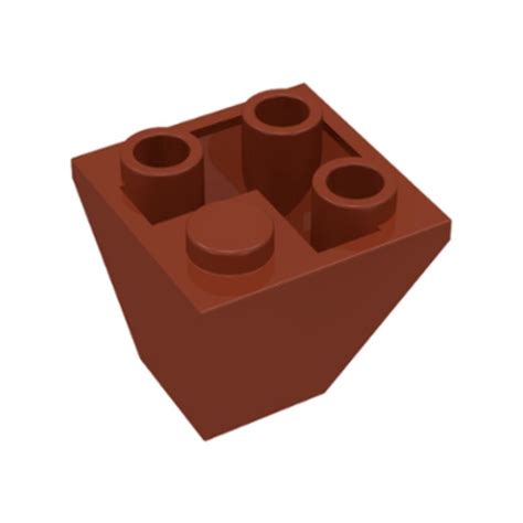 LEGO Loose Parts Reddish Brown Slope Inverted 45 2x2 Double Convex NEW