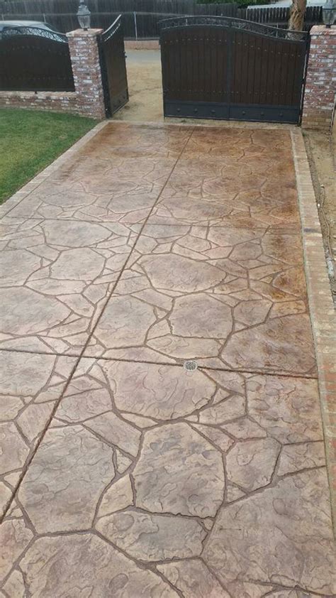 Colored Concrete Driveway Contractor Carlsbad, Stamped Concrete ...