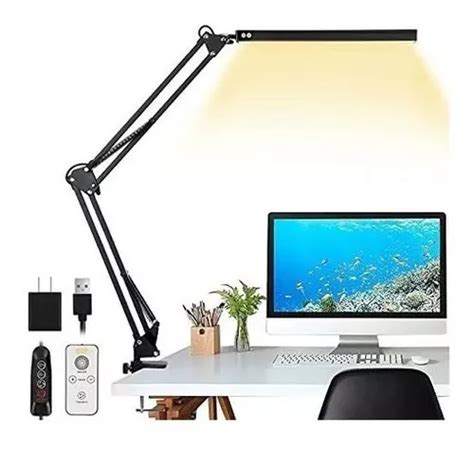 L Mpara De Escritorio Led Con Brazo Oscilante Giratoria Mercadolibre