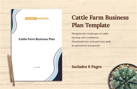 cattle farm business plan template