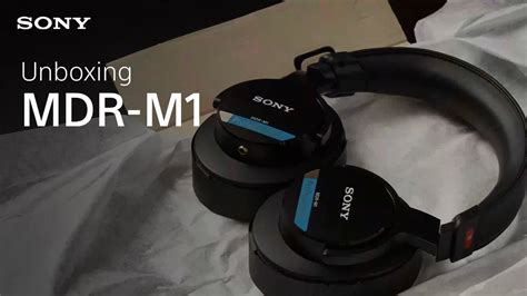 Unboxing Sony MDR M1 Studio Headphones YouTube