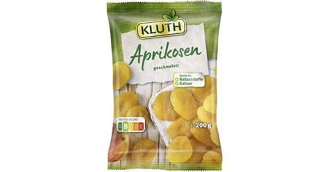 Kluth Aprikosen Geschwefelt 200g Sweets Ch