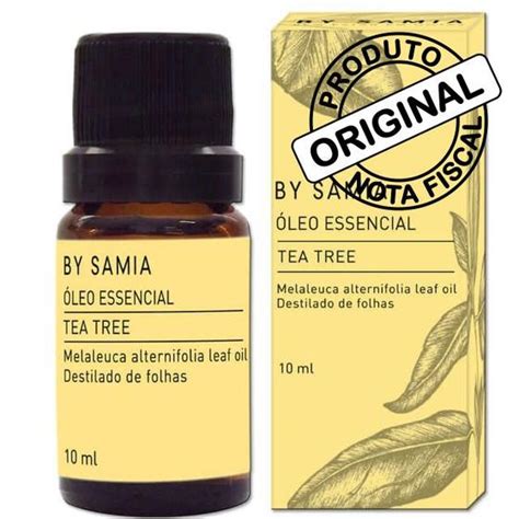 Óleo Essencial de Tea Tree Melaleuca 10ml By Samia Óleos