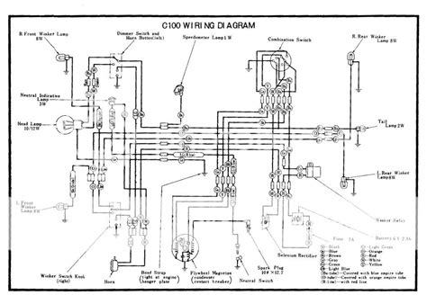 Honda C100 Wiring Diagram Photo By Boolong66 Photobucket