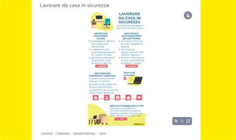 Lavorare Da Casa In Sicurezza Linfografica Di Poste Italiane Tg