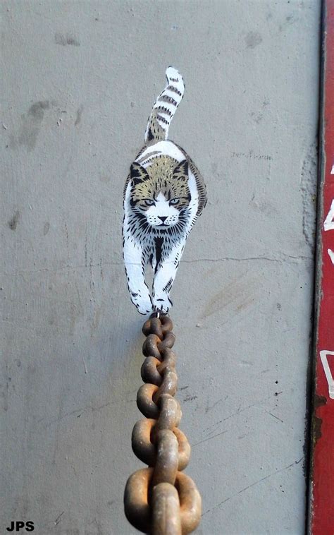 Cat – Street Art by JPS | STREET ART UTOPIA