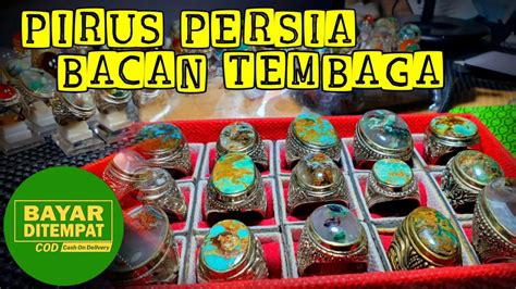 BATU PIRUS PERSIA URAT EMAS DAN BACAN TEMBAGA WARNA DENGAN HARGA MURAH