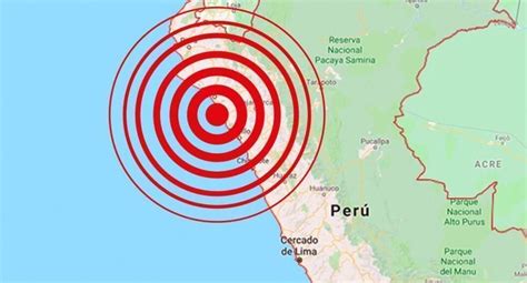 Sismo en Perú Resumen sobre los temblores en el país PERU EL