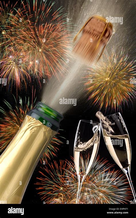 Champagne Bottle Popping Hi Res Stock Photography And Images Alamy