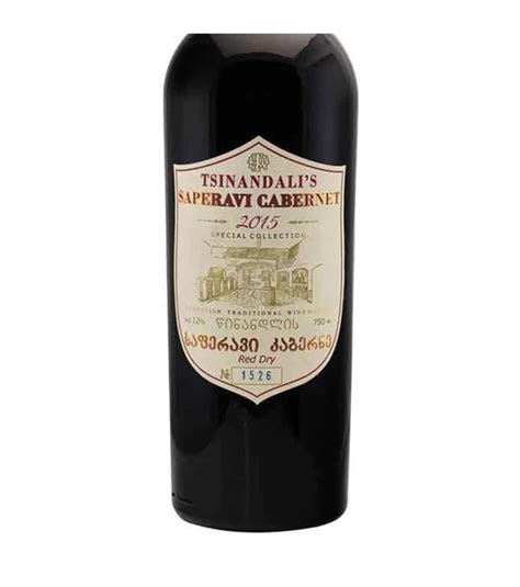 Вино Special Collection Саперави Каберне красное сухое 0,75л 11-12,5% ...