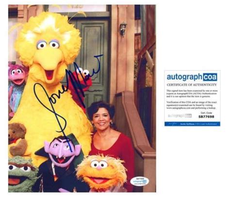 Sonia Manzano "Sesame Street" AUTOGRAPH Signed 'Maria' 8x10 Photo ACOA ...