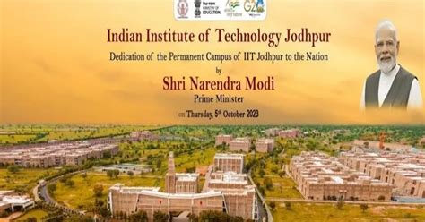 PM Modi to Inaugurate Futuristic IIT Jodhpur Campus: A Hub for ...