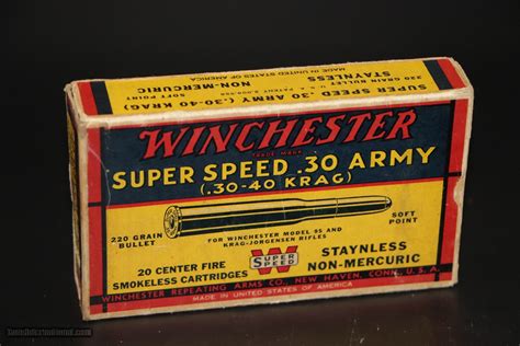 Winchester Super Speed Army Krag Gr Sp Rounds