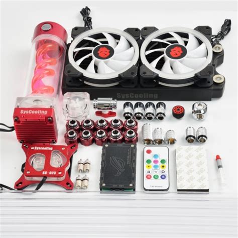 Syscooling hard tube water cooling kit for PC CPU water cooling system ...