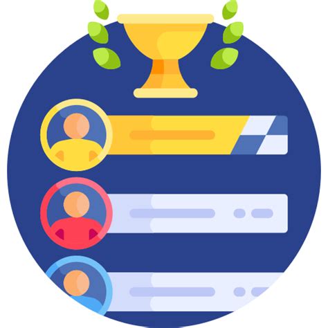 Standings Detailed Flat Circular Flat icon