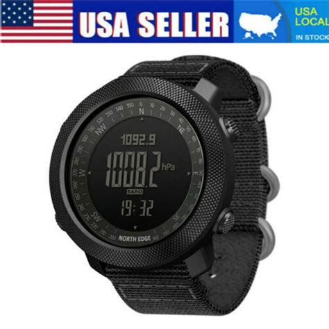 North Edge Apache 3 Smart Men Military Digital Sport Barometer