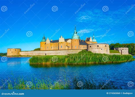 View of Kalmar Castle in Sweden Stock Photo - Image of landscape ...