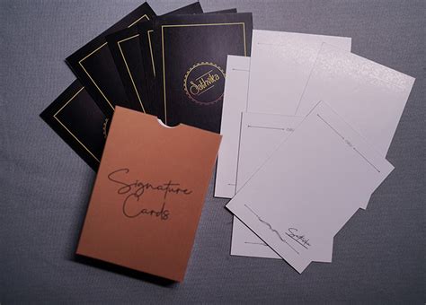 Signature cards - Happiclap