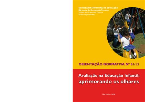 Avaliacao Na Educacao Infantil Orienta O Normativa N