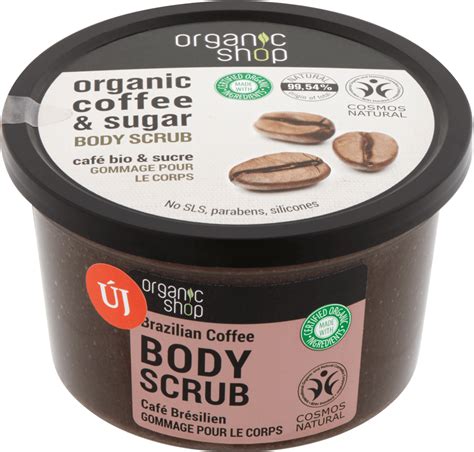 Organic Shop Scrub De Corp Cu Zah R I Cafea Ml Dm Ro