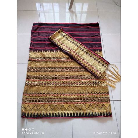 Jual Bawahan Sarung Kain Pakaian Tapis Lampung Bordir Adat Tradisional