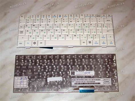 KBD Asus eeePC 701 900 901 White Matte RUO белая матовая