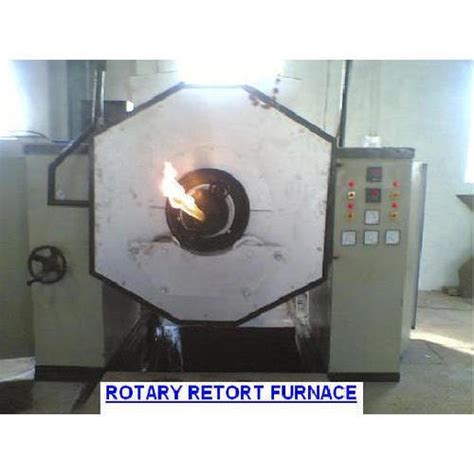 Iron Electric Rotary Retort Furnace Material Loading Capacity T