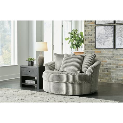 Signature Design By Ashley Lindyn 2110521 Oversized Swivel Accent Chair