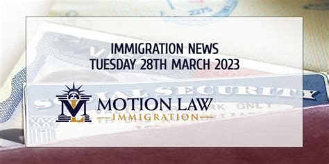 Immigration News Tuesday 28th March 2023 | Motion Law Immigration