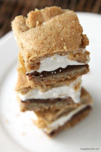 Easy S Mores Bars Cookie Recipe Snappy Gourmet