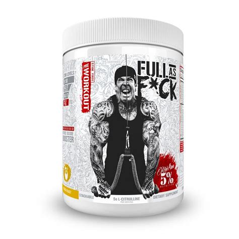 Buy 5 Nutrition Full As Fuck Rich Piana Pre Workout Predator Nutrition