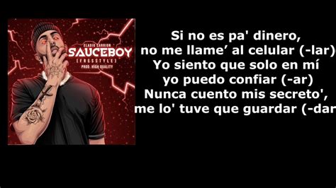 LETRA Eladio Carrión SAUCEBOY Freestyle YouTube