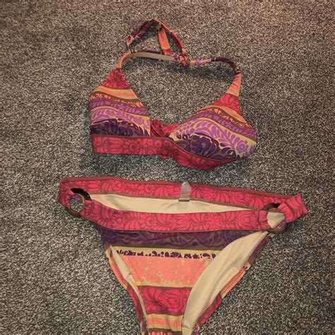 Victoria Secret Swimsuit Pc Bikini Top M Bottom Gem