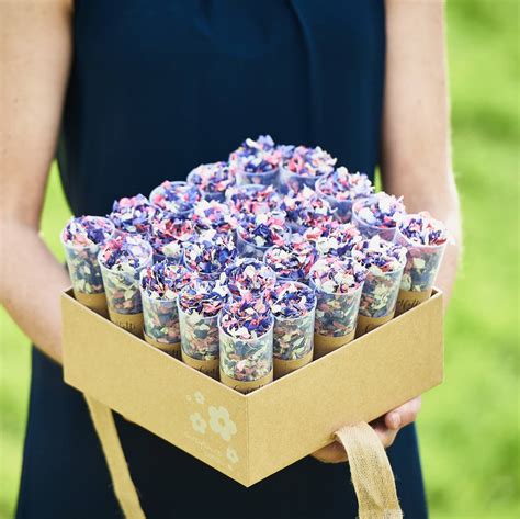 Biodegradable Confetti Pop Kraft Box By Shropshire Petals