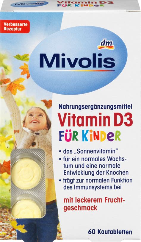 Mivolis žvýkací tablety pro děti s vitamínem D3 51 g Nakoupit výhodně