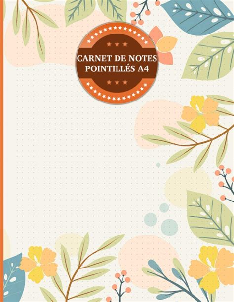 Amazon Fr Carnet De Notes Pointill S A Bullet Journal Grand Format