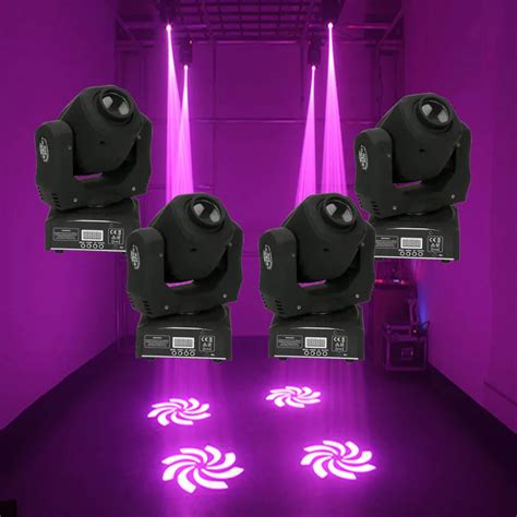 Pcs Hei Er Design W Mini Led Spot Moving Head Licht W Gobo Moving