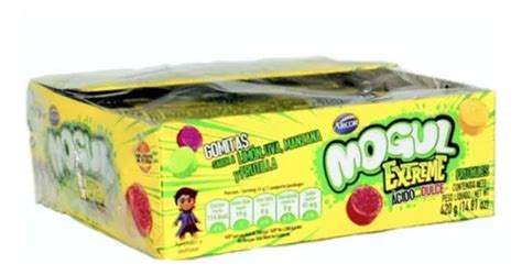 Caja Gomitas Mogul Extreme Rollo G De Unidades