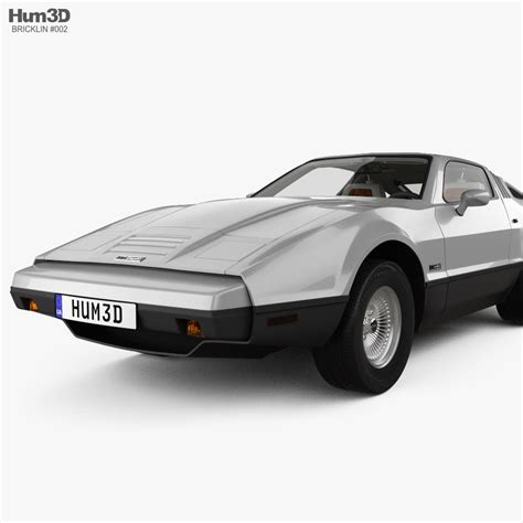 Bricklin SV 1 with HQ interior 1977 3D model - Download Hatchback on 3DModels.org