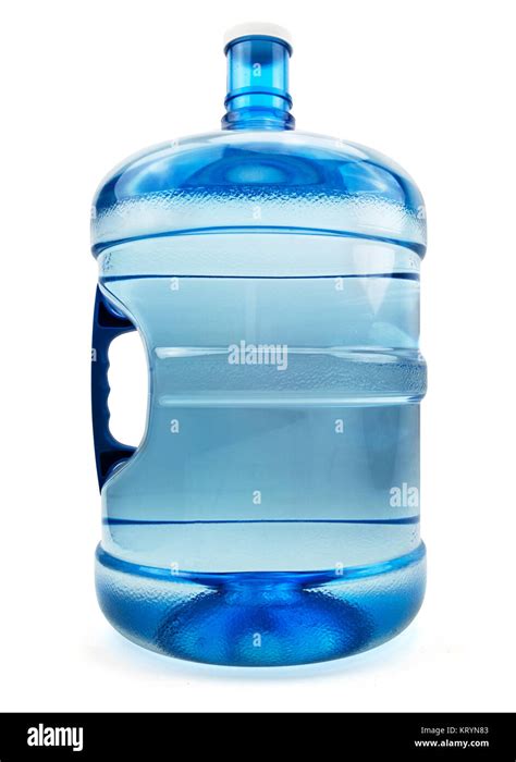 5 Liter Flasche Wasser Isoliert Stockfotografie Alamy