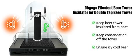 Amazon Dbgogo Kegerator Tower Insulator For Standard Diameter