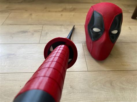 Deadpool Mask and Katana Set 3D Printed Cosplay Accessories - Etsy