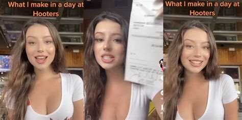 Hooters Waitress Shares How Much She Makes In Tips In Just One Day