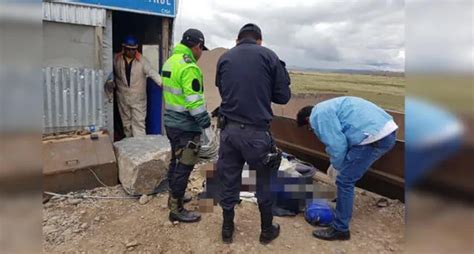 Puno Trabajador Muere Aplastado Por Piedras En Juliaca I Video