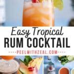 Bacardi Rum Punch Peel With Zeal