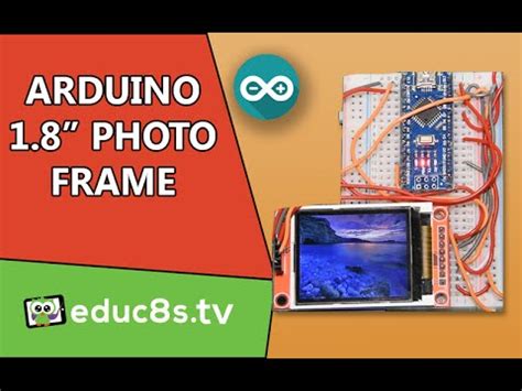 Diy Photo Frame Using And Arduino Nano And A St Color Tft