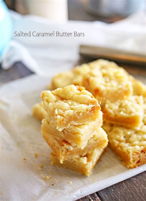 Easy Salted Caramel Butter Bars My Recipe Magic