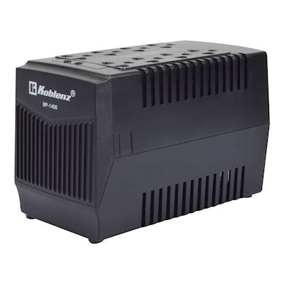 REGULADOR DE VOLTAJE 1450 VA 700 W NEGRO KOBLENZ The Home Depot