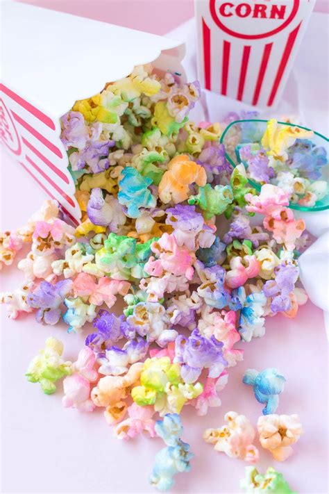 Rainbow Popcorn Recipe | Club Crafted